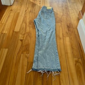 Zara wide leg jeans, light blue